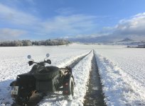 BMW R80 first snow 20nov2024.jpg